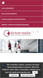 Mobile Screenshot of dictum-media.de